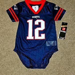 New England Patriots Brady Onesie Brand New 18M
